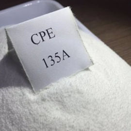CPE het 135A Gechloreerde Polyethyleencpe Witte Poeder van CAS 63231-66-3 van de Effectbepaling